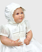 Vestido Ceremonia Clásico Detalles Gorro
